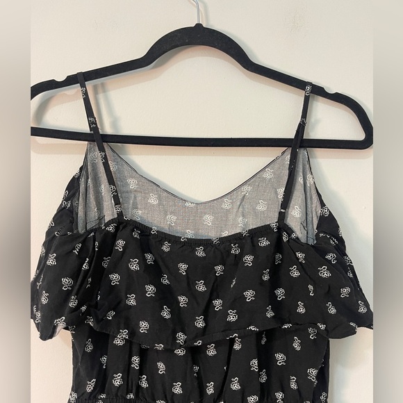 Old Navy Womens Dress Size XS Black Butterfly SL Cami Overlay - Picture 8 of 13